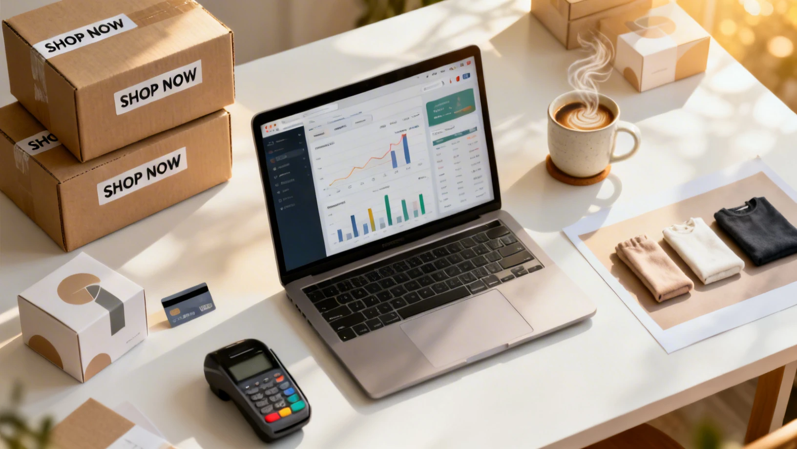 Espace de travail e-commerce